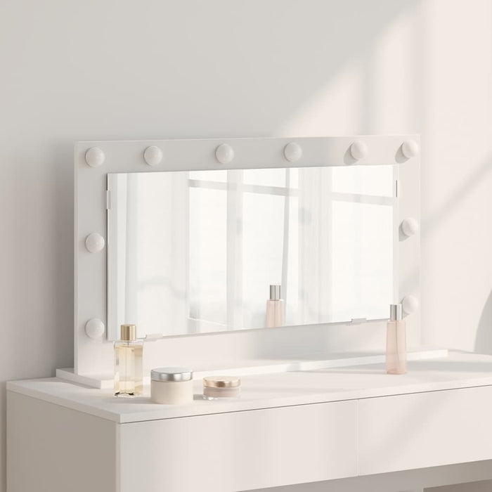 Oglindă de toaletă Dreptunghiular Alb 80 x 45 x 18 cm - WALTI WALTI