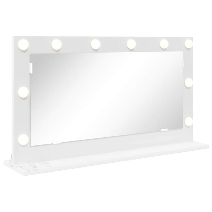 Oglindă de toaletă Dreptunghiular Alb 80 x 45 x 18 cm - WALTI WALTI