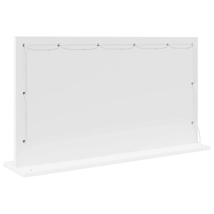 Oglindă de toaletă Dreptunghiular Alb 80 x 45 x 18 cm - WALTI WALTI