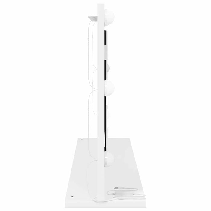 Oglindă de toaletă Dreptunghiular Alb 80 x 45 x 18 cm - WALTI WALTI