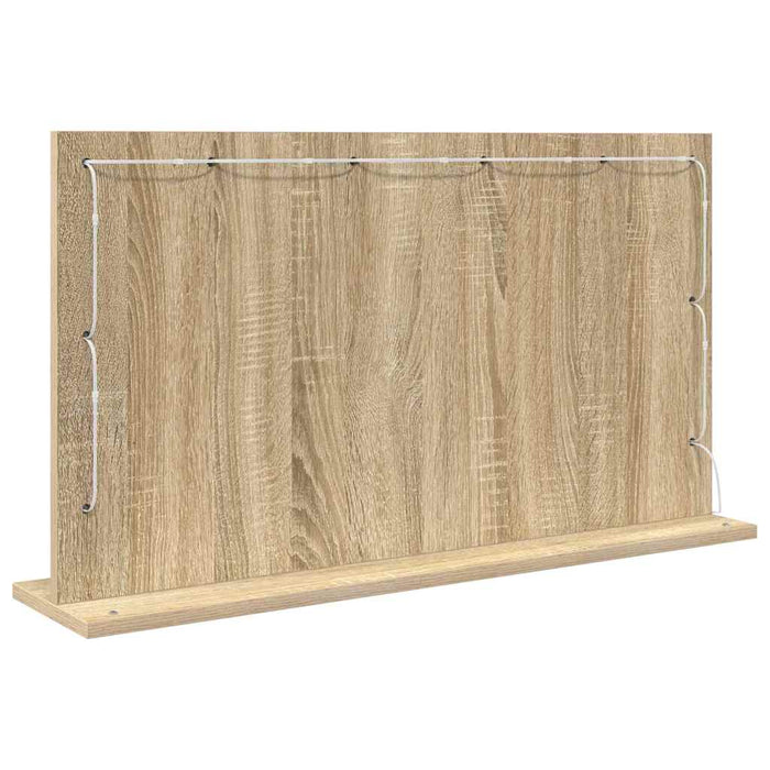 Oglindă de toaletă cu oglindă Stejar Sonoma 80 x 45 x 18 cm - WALTI WALTI