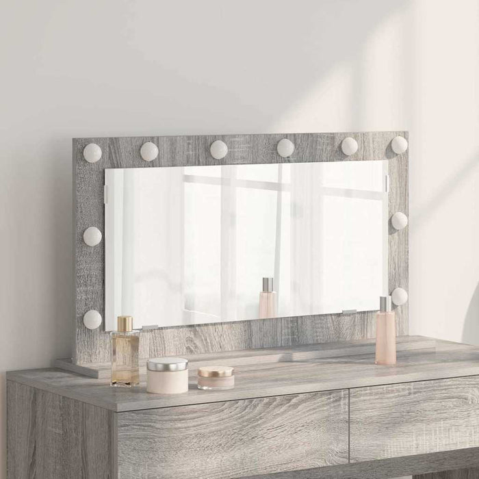 Oglindă de toaletă cu oglindă Gri Sonoma 80 x 45 x 18 cm - WALTI WALTI