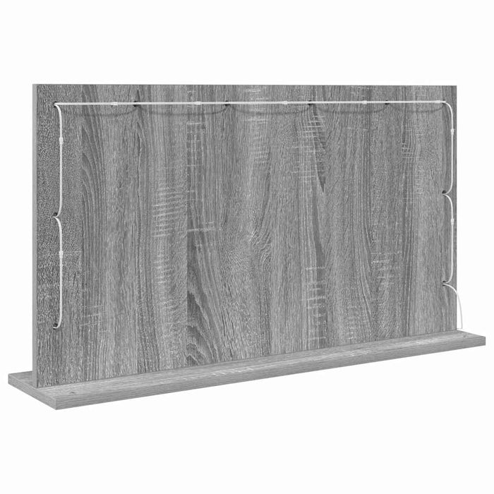 Oglindă de toaletă cu oglindă Gri Sonoma 80 x 45 x 18 cm - WALTI WALTI