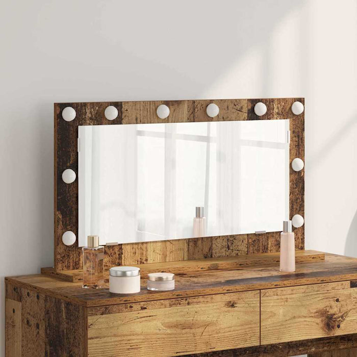 Oglindă de toaletă cu oglindă Lemn Vechi 80 x 45 x 18 cm - WALTI WALTI