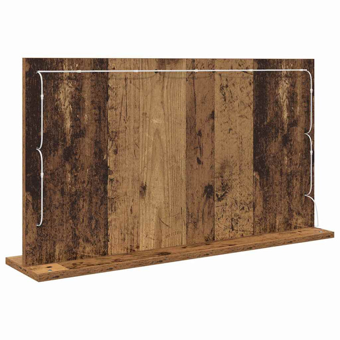 Oglindă de toaletă cu oglindă Lemn Vechi 80 x 45 x 18 cm - WALTI WALTI