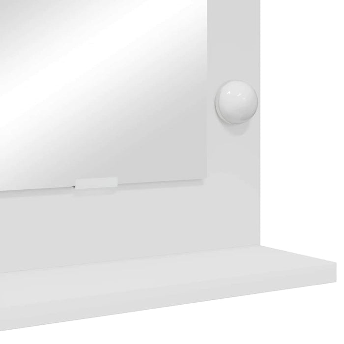 Oglindă de toaletă Dreptunghiular Alb 100 x 45 x 18 cm - WALTI WALTI