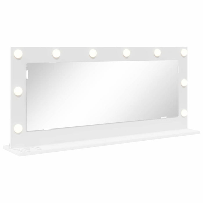 Oglindă de toaletă Dreptunghiular Alb 100 x 45 x 18 cm - WALTI WALTI