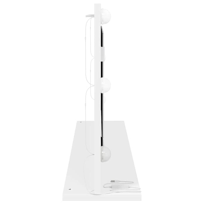 Oglindă de toaletă Dreptunghiular Alb 100 x 45 x 18 cm - WALTI WALTI