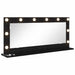 Oglindă de toaletă cu oglindă Stejar Negru 100 x 45 x 18 cm - WALTI WALTI
