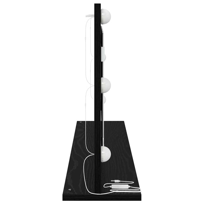 Oglindă de toaletă cu oglindă Stejar Negru 100 x 45 x 18 cm - WALTI WALTI
