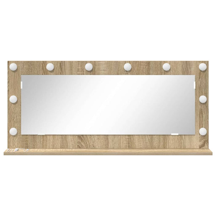 Oglindă de toaletă cu oglindă Stejar Sonoma 100 x 45 x 18 cm - WALTI WALTI