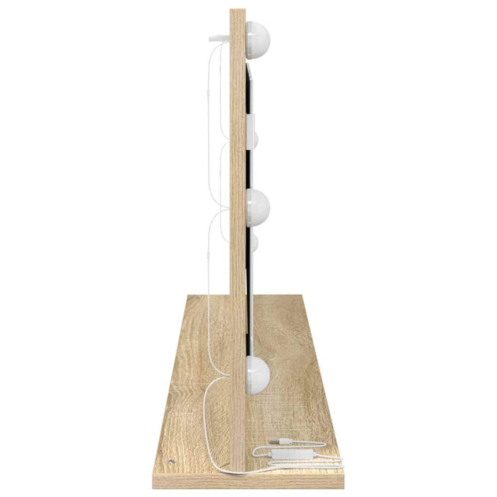 Oglindă de toaletă cu oglindă Stejar Sonoma 100 x 45 x 18 cm - WALTI WALTI