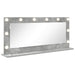 Oglindă de toaletă cu oglindă Gri din beton 100 x 45 x 18 cm - WALTI WALTI