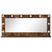 Oglindă de toaletă cu oglindă Stejar fumuriu 100 x 45 x 18 cm - WALTI WALTI