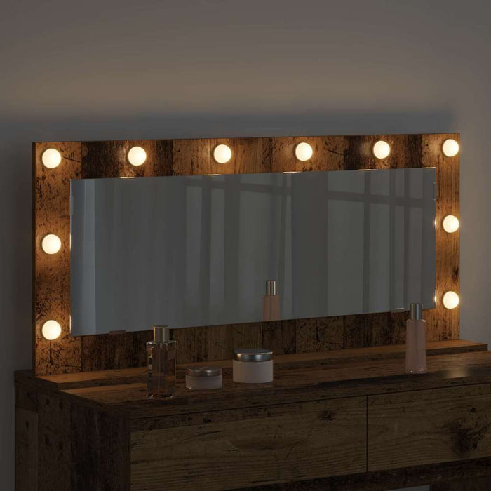 Oglindă de toaletă cu oglindă Lemn Vechi 100 x 45 x 18 cm - WALTI WALTI