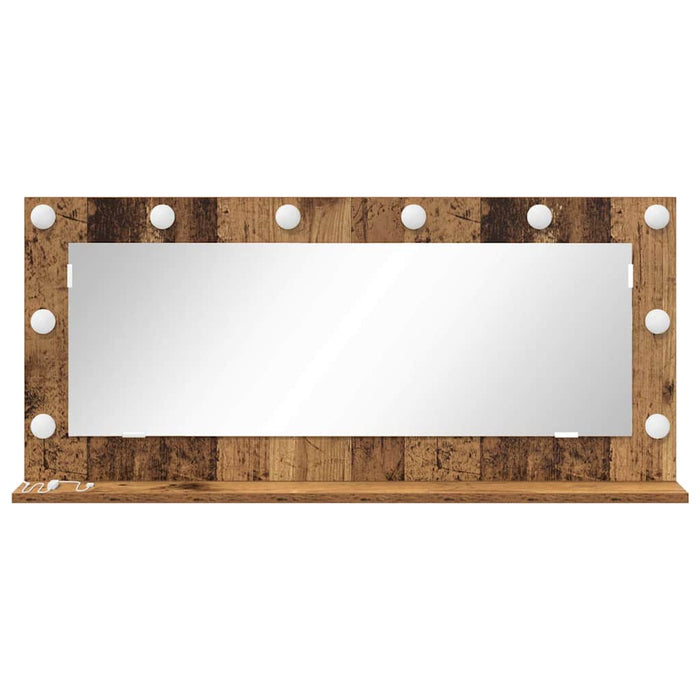 Oglindă de toaletă cu oglindă Lemn Vechi 100 x 45 x 18 cm - WALTI WALTI