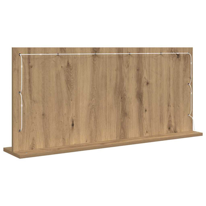 Oglindă de toaletă cu oglindă Stejar Artizanal 100 x 45 x 18 cm - WALTI WALTI