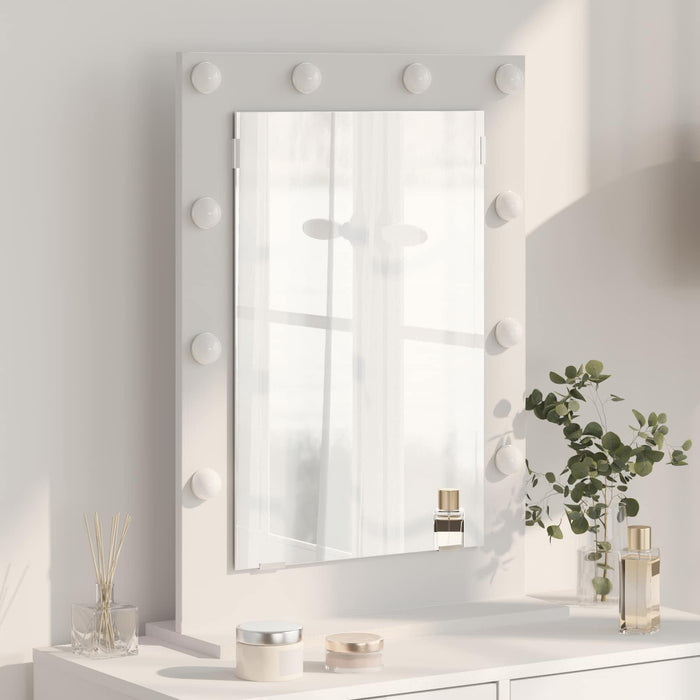 Oglindă de toaletă Dreptunghiular Alb 70 x 50 x 18 cm - WALTI WALTI