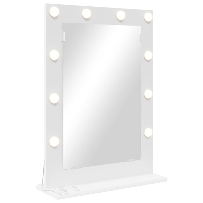 Oglindă de toaletă Dreptunghiular Alb 70 x 50 x 18 cm - WALTI WALTI