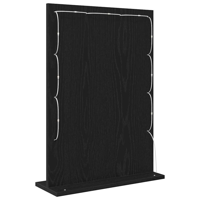 Oglindă de toaletă cu oglindă Stejar Negru 70 x 50 x 18 cm - WALTI WALTI