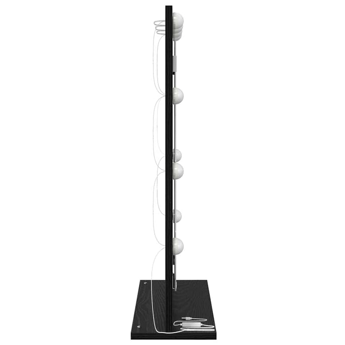 Oglindă de toaletă cu oglindă Stejar Negru 70 x 50 x 18 cm - WALTI WALTI