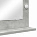 Oglindă de toaletă cu oglindă Gri din beton 70 x 50 x 18 cm - WALTI WALTI