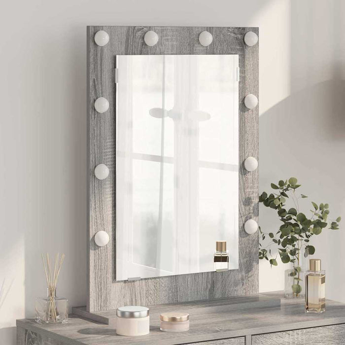 Oglindă de toaletă cu oglindă Gri Sonoma 70 x 50 x 18 cm - WALTI WALTI
