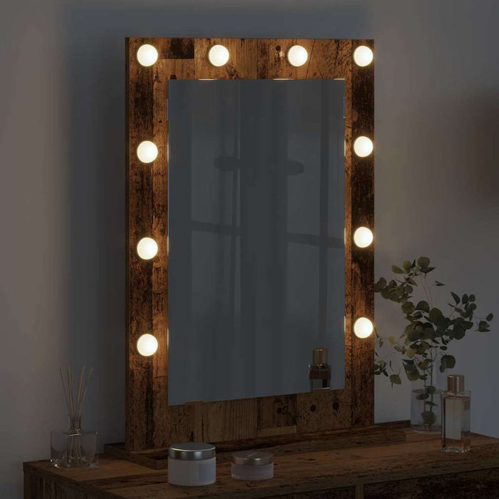 Oglindă de toaletă cu oglindă Lemn Vechi 70 x 50 x 18 cm - WALTI WALTI