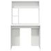 Birou cu raft cu depozitare Alb 91 x 50 x 149 cm Lemn compozit - WALTI WALTI