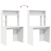 Birou cu raft cu depozitare Alb 91 x 50 x 149 cm Lemn compozit - WALTI WALTI