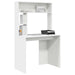 Birou cu raft cu depozitare Alb 91 x 50 x 149 cm Lemn compozit - WALTI WALTI