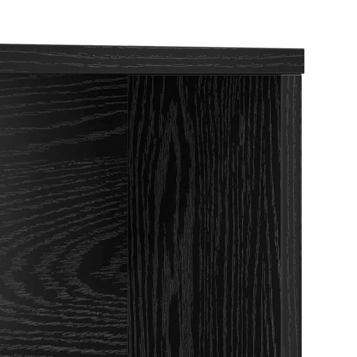 Birou cu raft Stejar Negru 91 x 50 x 149 cm Lemn compozit - WALTI WALTI