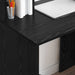 Birou cu raft Stejar Negru 91 x 50 x 149 cm Lemn compozit - WALTI WALTI