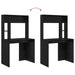 Birou cu raft Stejar Negru 91 x 50 x 149 cm Lemn compozit - WALTI WALTI