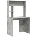 Birou cu raft Gri din beton 91 x 50 x 149 cm Lemn compozit - WALTI WALTI