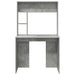 Birou cu raft Gri din beton 91 x 50 x 149 cm Lemn compozit - WALTI WALTI