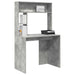 Birou cu raft Gri din beton 91 x 50 x 149 cm Lemn compozit - WALTI WALTI