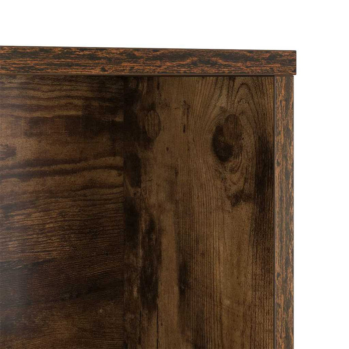 Birou cu raft Stejar fumuriu 91 x 50 x 149 cm Lemn compozit - WALTI WALTI