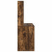 Birou cu raft Stejar fumuriu 91 x 50 x 149 cm Lemn compozit - WALTI WALTI