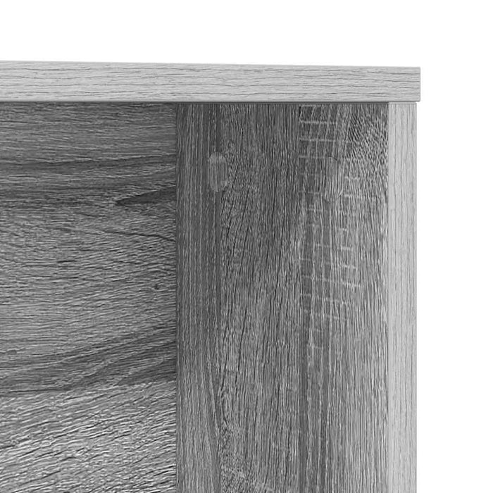 Birou cu raft Gri Sonoma 91 x 50 x 149 cm Lemn compozit - WALTI WALTI