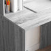 Birou cu raft Gri Sonoma 91 x 50 x 149 cm Lemn compozit - WALTI WALTI