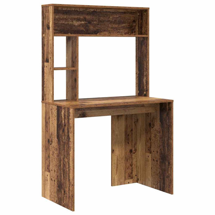 Birou cu raft Lemn Vechi 91 x 50 x 149 cm Lemn compozit - WALTI WALTI