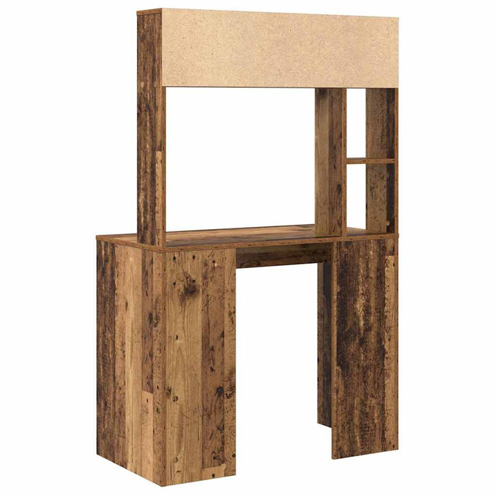 Birou cu raft Lemn Vechi 91 x 50 x 149 cm Lemn compozit - WALTI WALTI