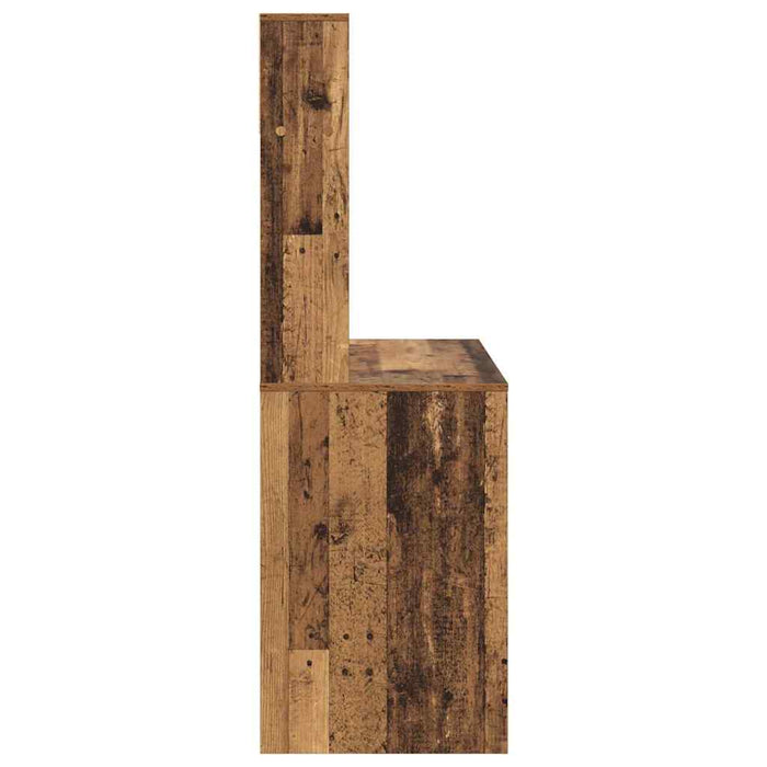 Birou cu raft Lemn Vechi 91 x 50 x 149 cm Lemn compozit - WALTI WALTI