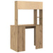 Birou cu raft Stejar Artizanal 91 x 50 x 149 cm Lemn compozit - WALTI WALTI