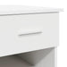 Birou cu sertar cu raft Alb 90 x 49.5 x 75 cm Lemn compozit - WALTI WALTI
