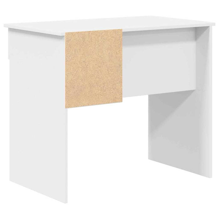Birou cu sertar cu raft Alb 90 x 49.5 x 75 cm Lemn compozit - WALTI WALTI