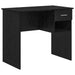 Birou cu sertar Stejar negru 90 x 49.5 x 75 cm Lemn compozit - WALTI WALTI
