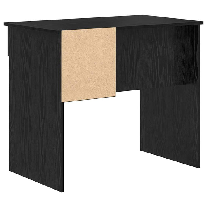 Birou cu sertar Stejar negru 90 x 49.5 x 75 cm Lemn compozit - WALTI WALTI
