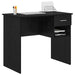 Birou cu sertar Stejar negru 90 x 49.5 x 75 cm Lemn compozit - WALTI WALTI